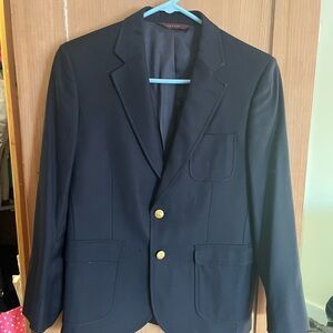 Kids Junior Youth Brooks Brothers Dark Blue Blazer with Gold Accents see pics